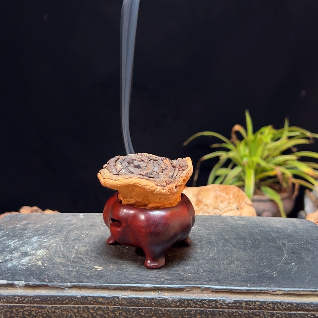 @****荔枝木熏香成品香炉