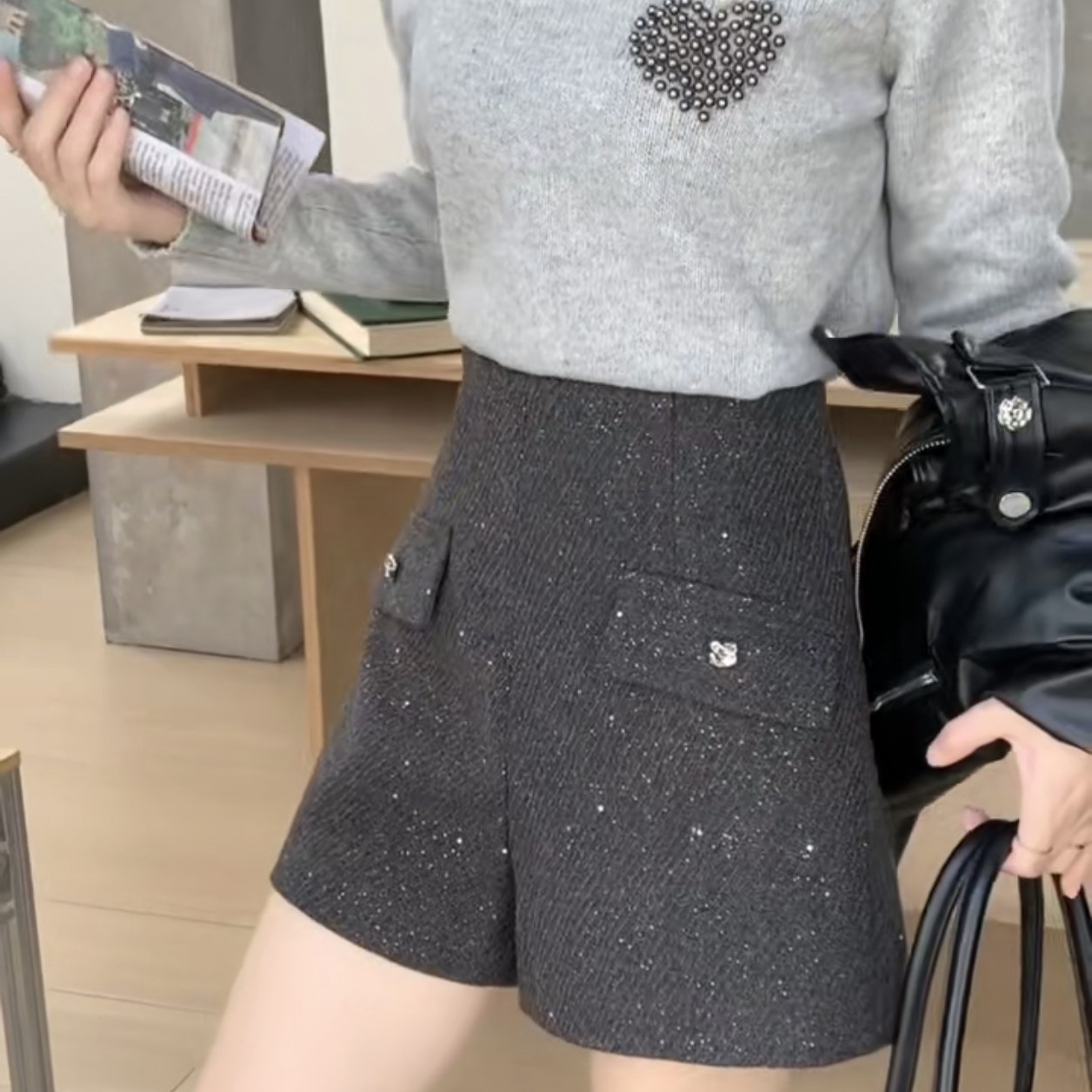 杜姐家百搭高腰短裤（卡码拍大）