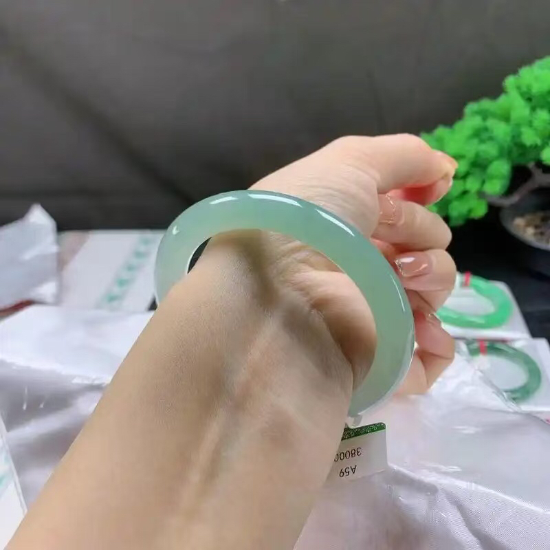 缅甸翡翠手镯50元叠加私拍发随机饰品
