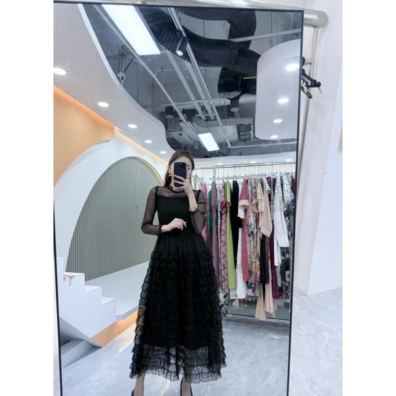 ［依易原创］高定网纱蕾丝蛋糕公主裙D0510