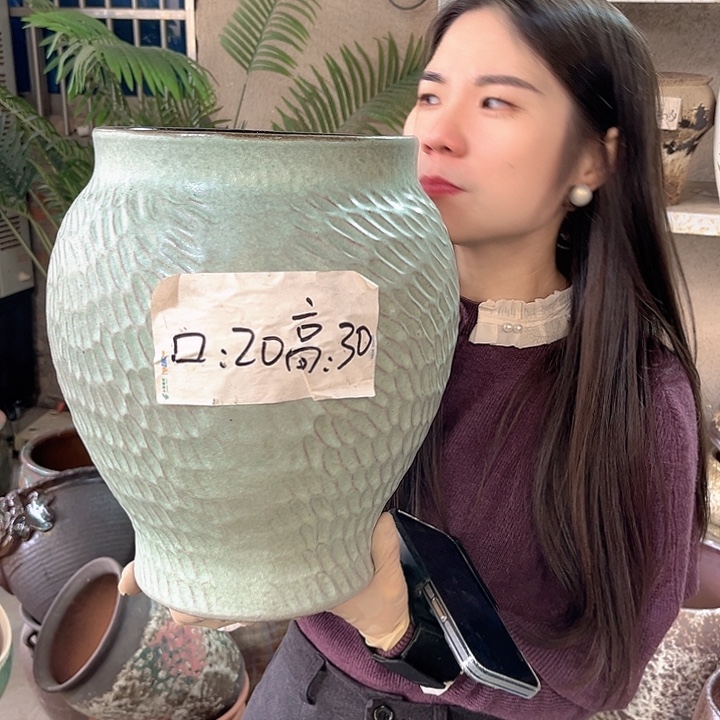 正品口20高30花盆……