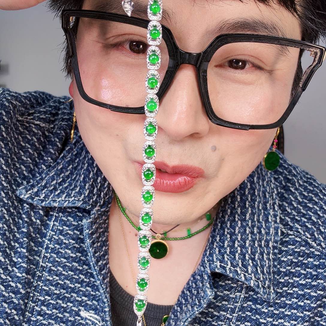 翡翠颈饰未镶嵌一个