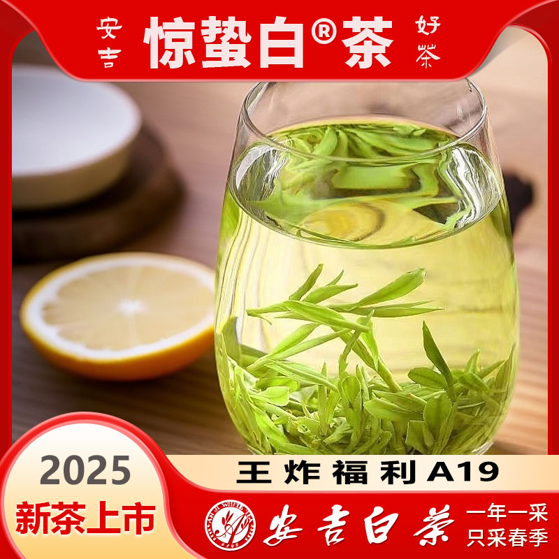 【2025新茶A19】明前安吉绿茶中秋礼盒高档茶叶精品兰香小芽安吉白