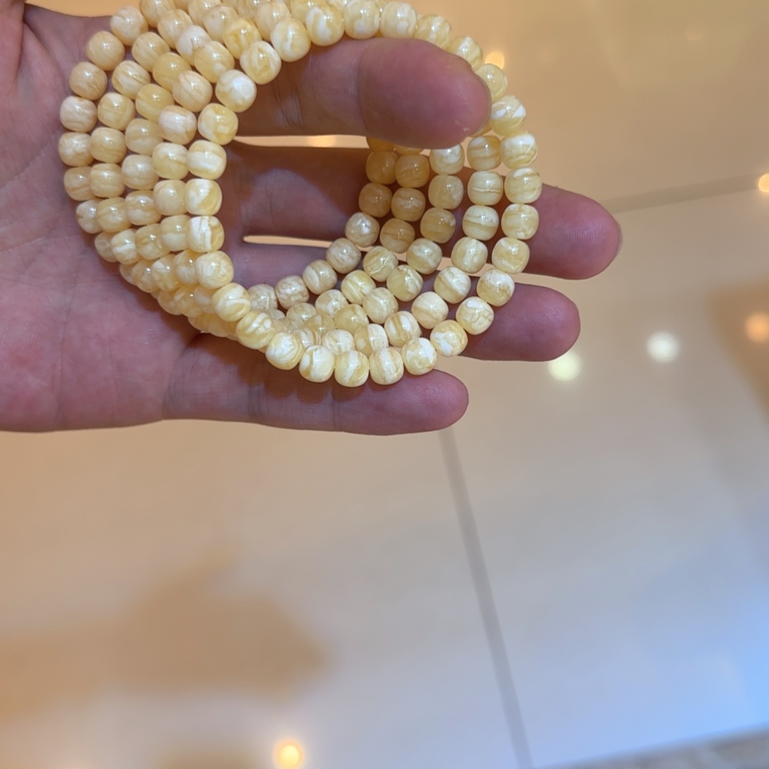 未镶嵌琥珀手链蜜蜡