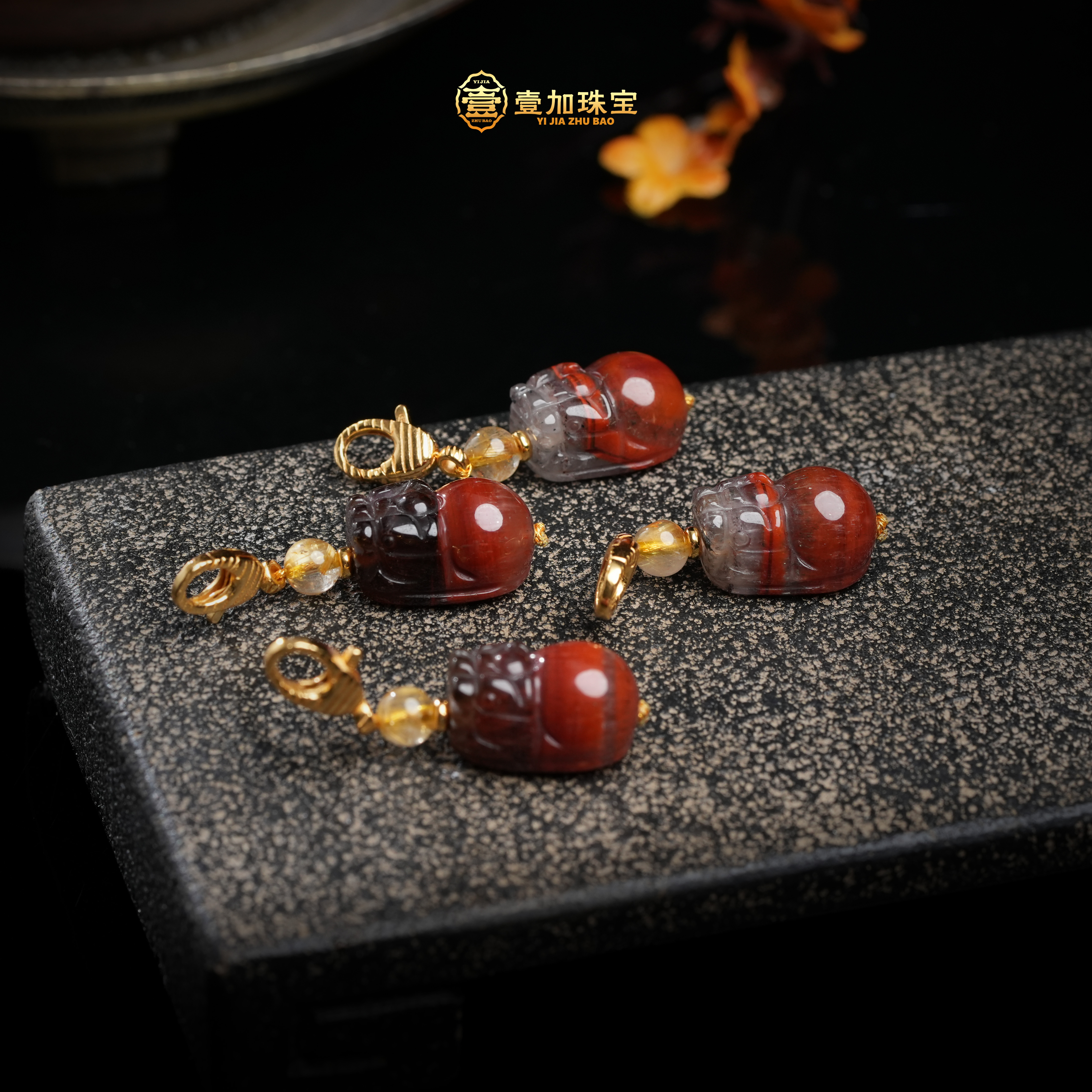 壹加维尼｜手工设计火麒麟px水晶吊坠多样性发一（满）