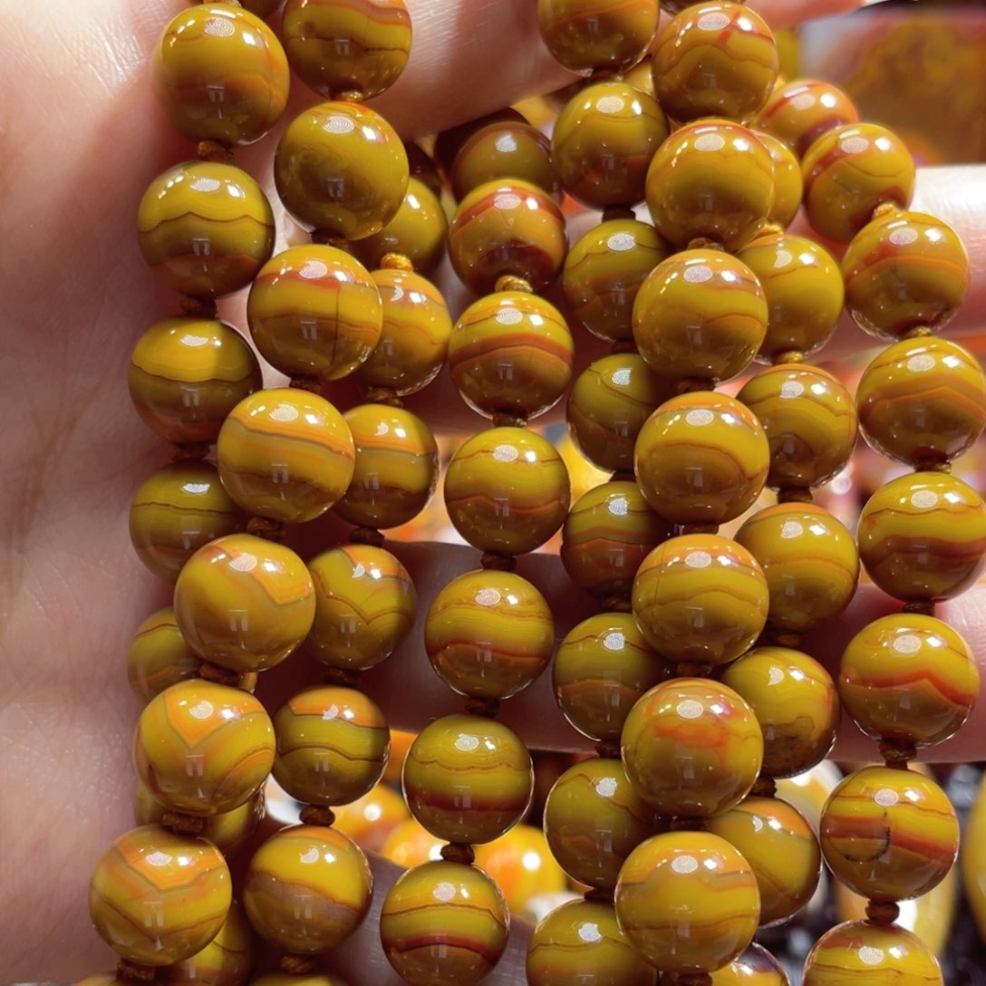 玛瑙/玉髓颈饰合金海*