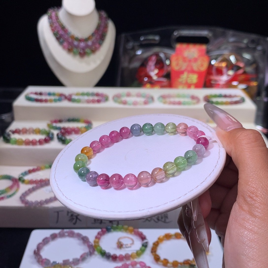 碧玺手链未镶嵌碧玺