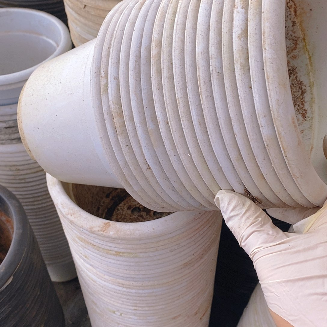 塑料旧16公分白圆盆加厚15个