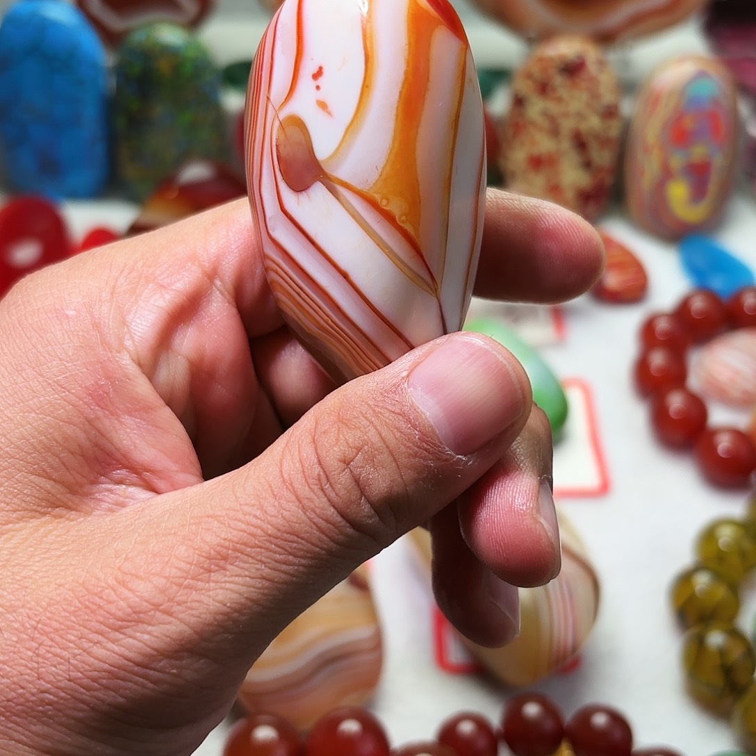 玛瑙/玉髓未镶嵌颈饰