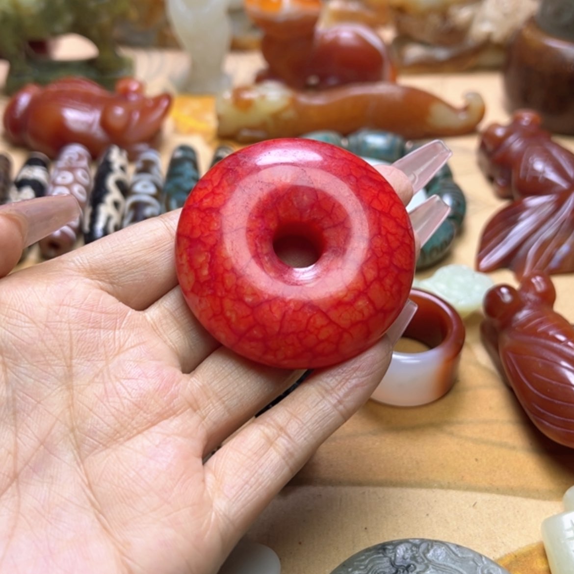 【闪购商品】蛇纹石玉颈饰未镶嵌