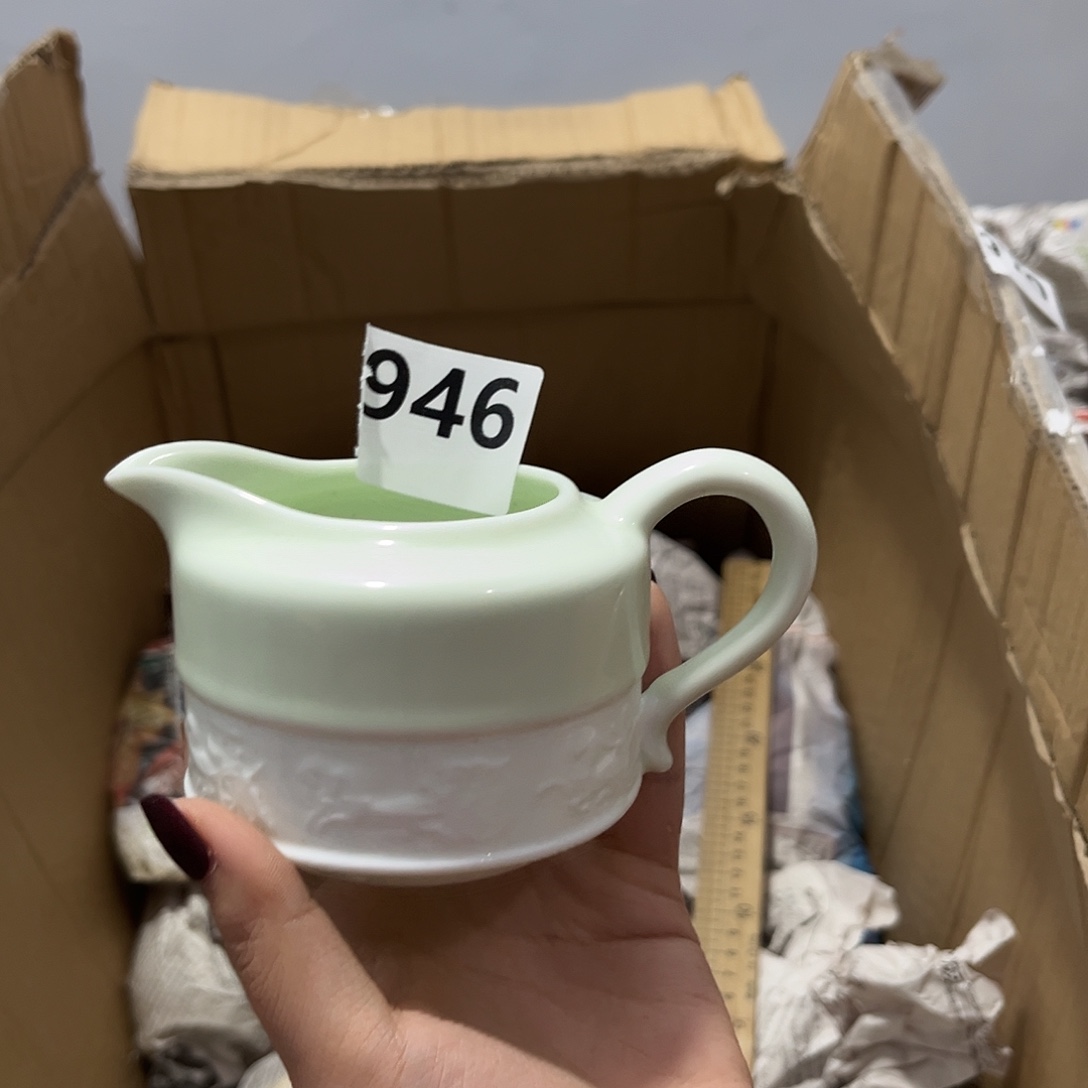 瓷片茶摆件工艺品摆件666