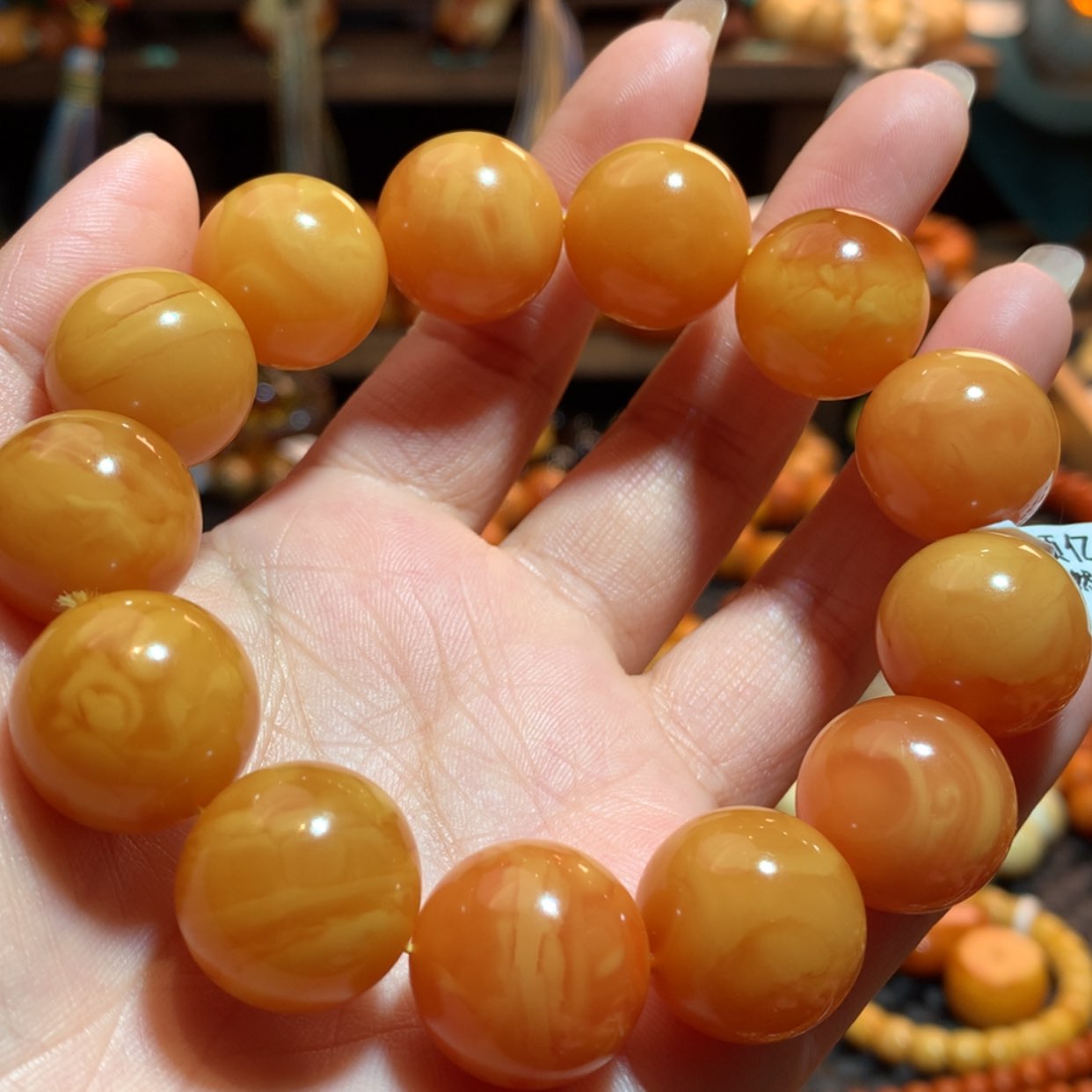 【闪购商品】手串蜜蜡未镶嵌蜜蜡手串