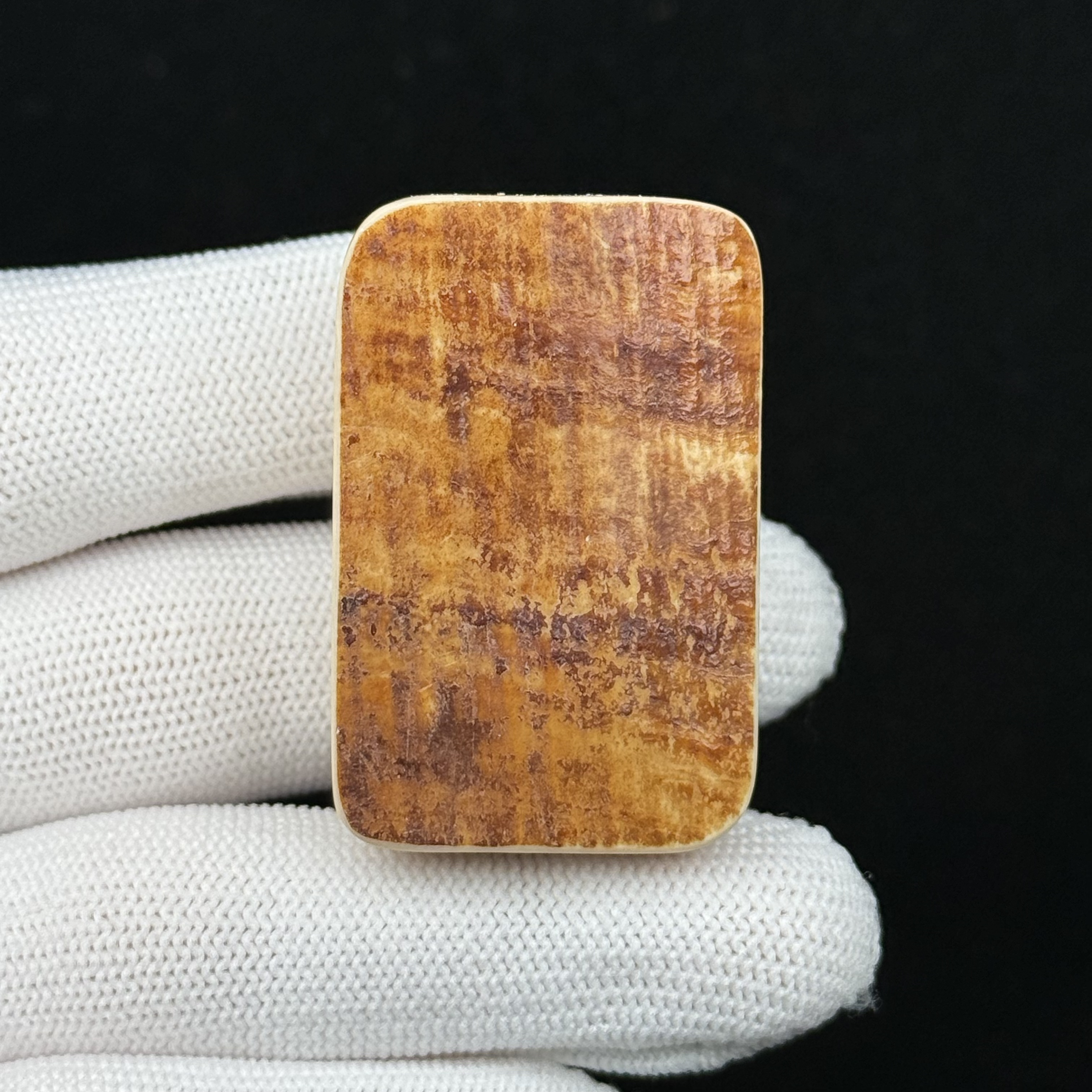 E67-49天然猛犸牙 肥皂27.5*42*20.5mm支持复检假一罚十