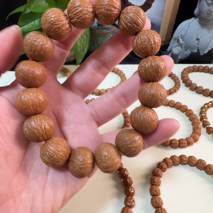 核桃手串/手链凤羽