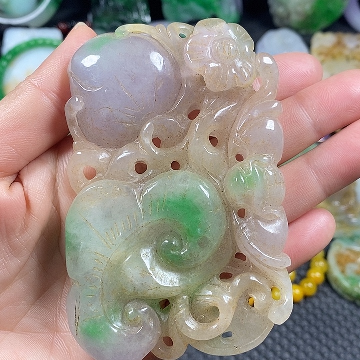 吊坠紫金钵盂菩提