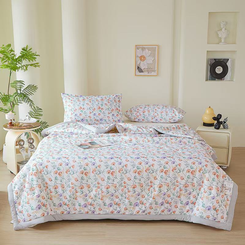 2025年新款夏季空调被夏凉被学生宿舍单双人夏被可机洗可水洗被子