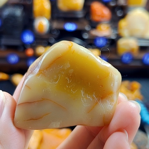 田黄石沙*行白田石原石