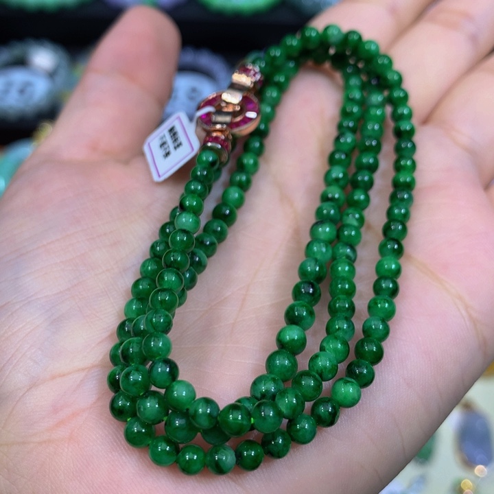 翡翠未镶嵌手链翡翠