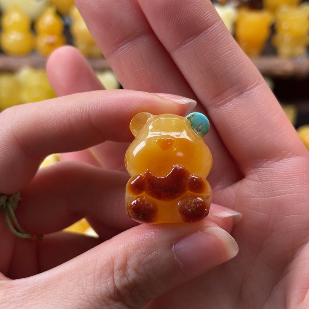 琥珀珠宝奇石未镶嵌夜*