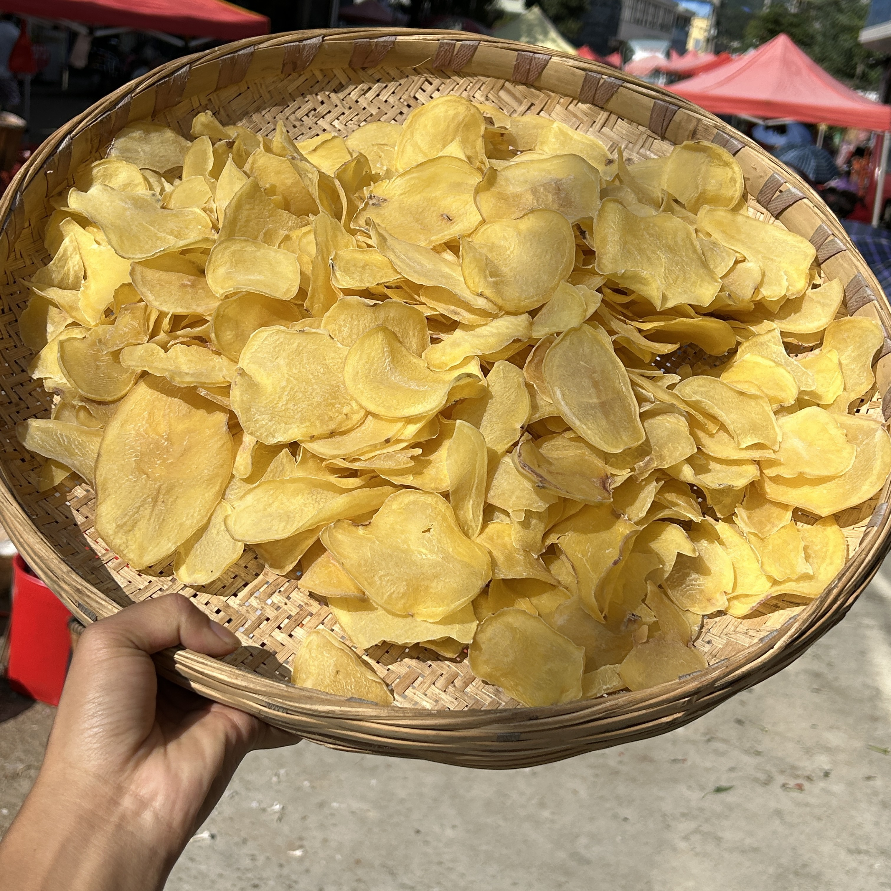 【竹海甘书记助农】代收农家土豆片