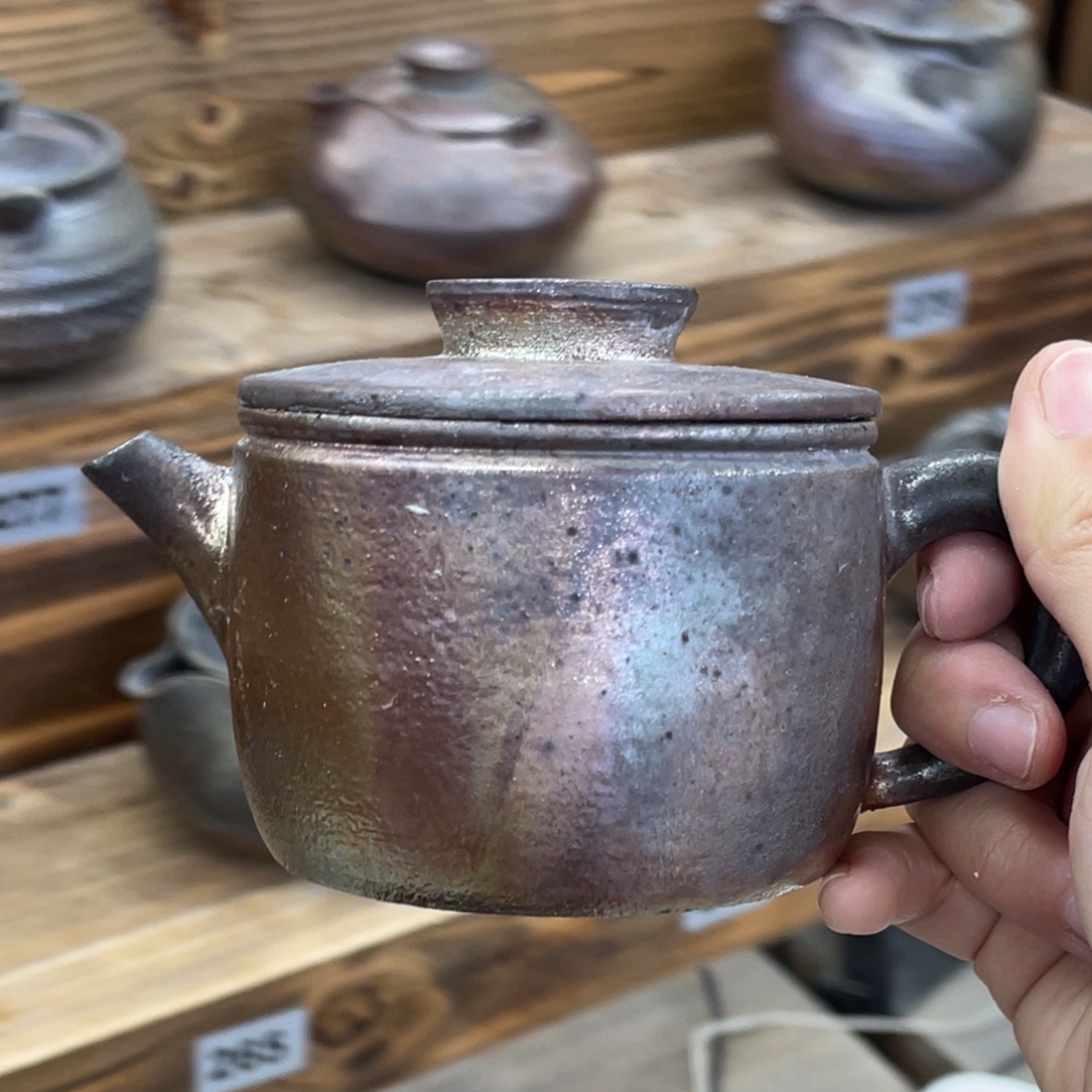 且***9纯手工柴烧茶壶茶具