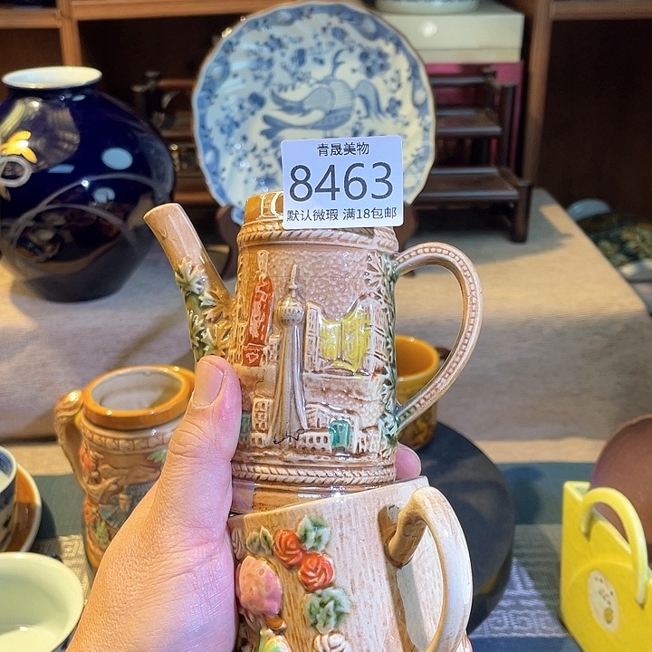 瓷片释***恩青晟美物-瓷器-瑕疵物品不退换