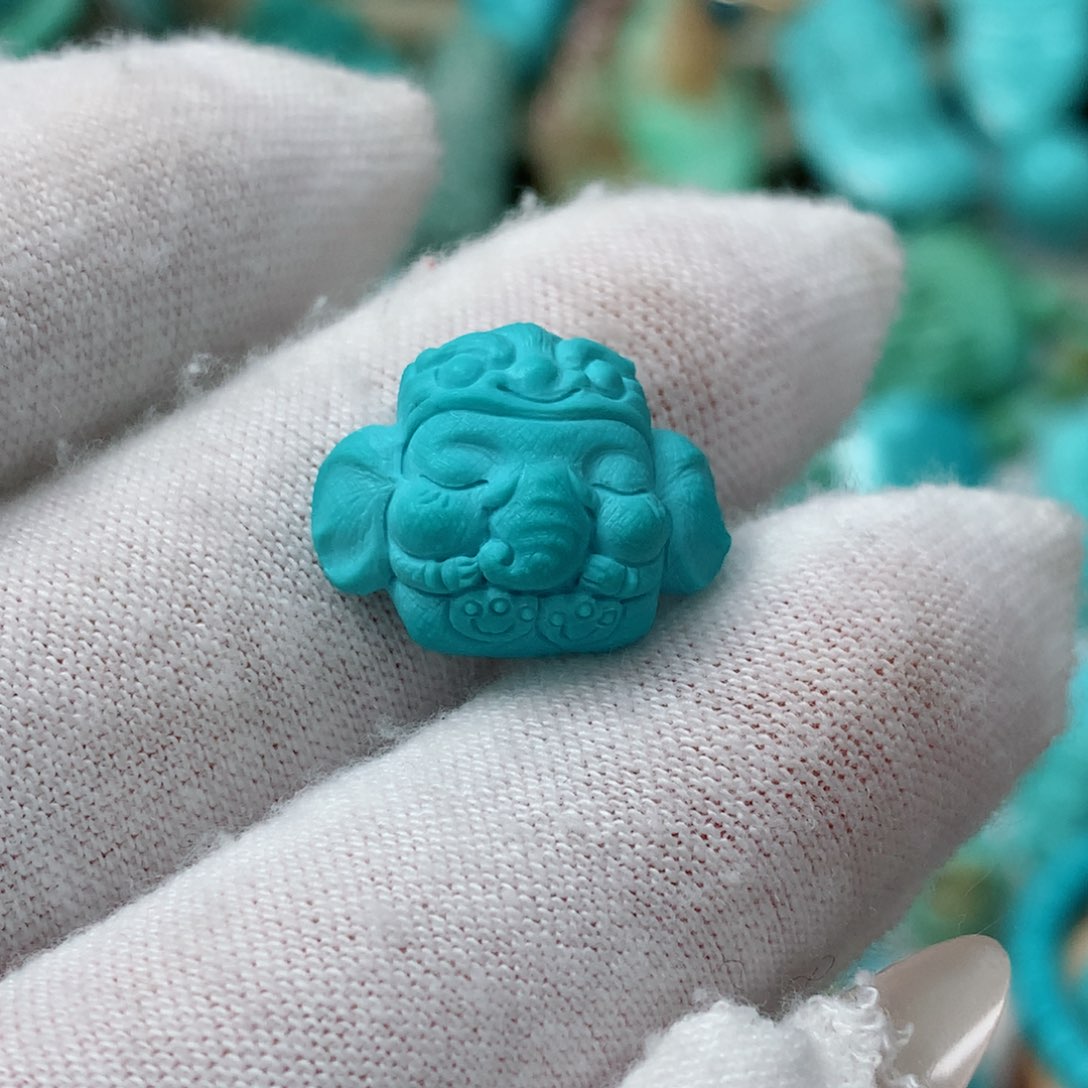 绿松石珠宝奇石未镶嵌