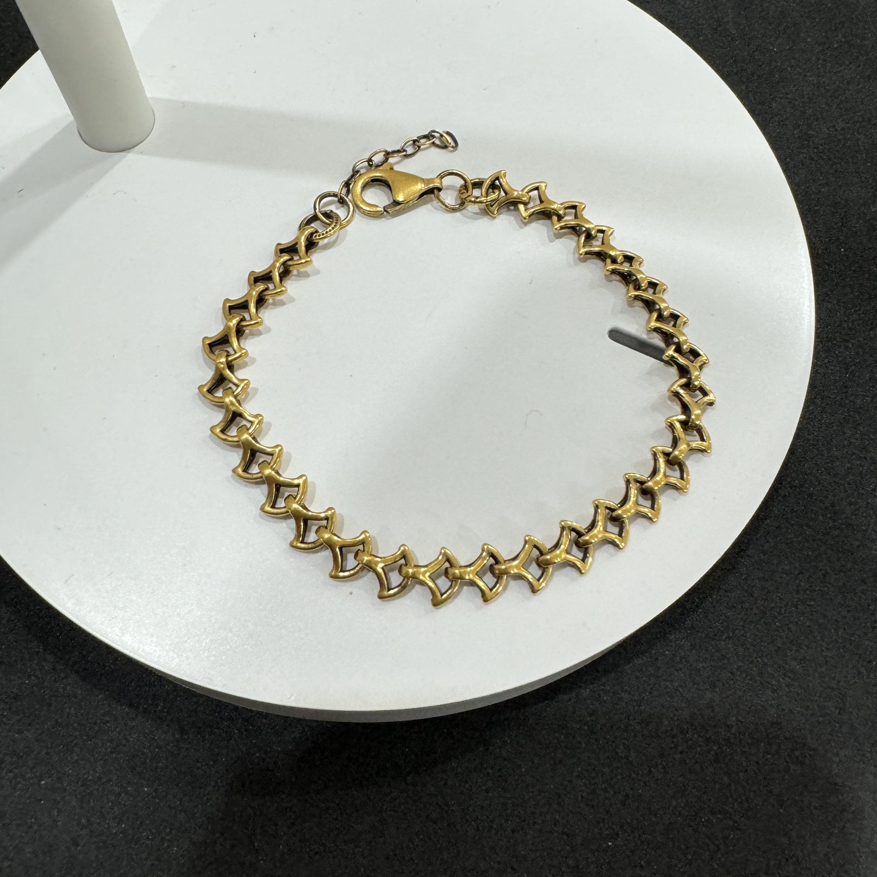 【足金999小裙子手链】黑金手链#精品黑金工艺# 手工气质时尚百搭