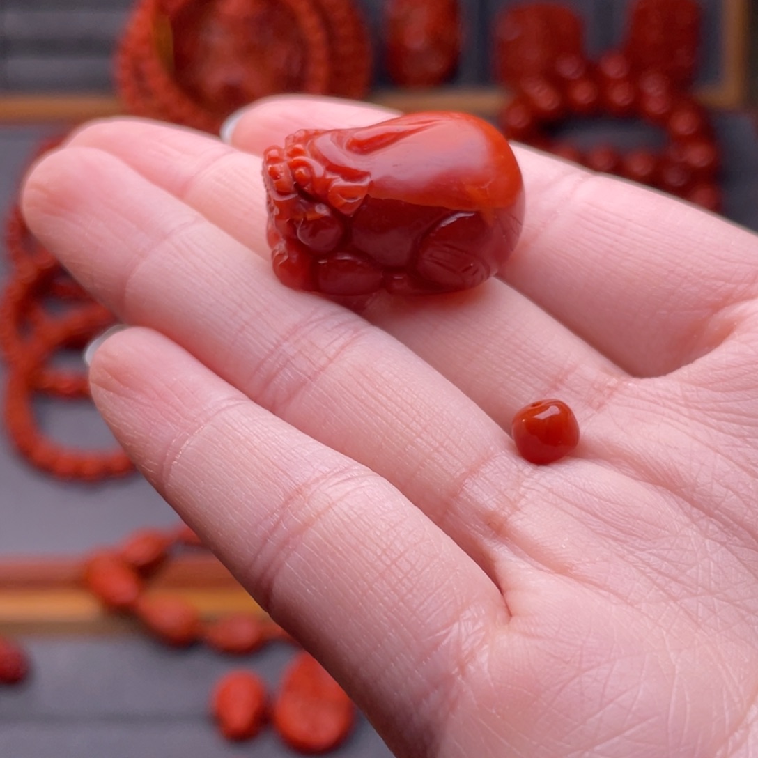 南红玛瑙未镶嵌配饰