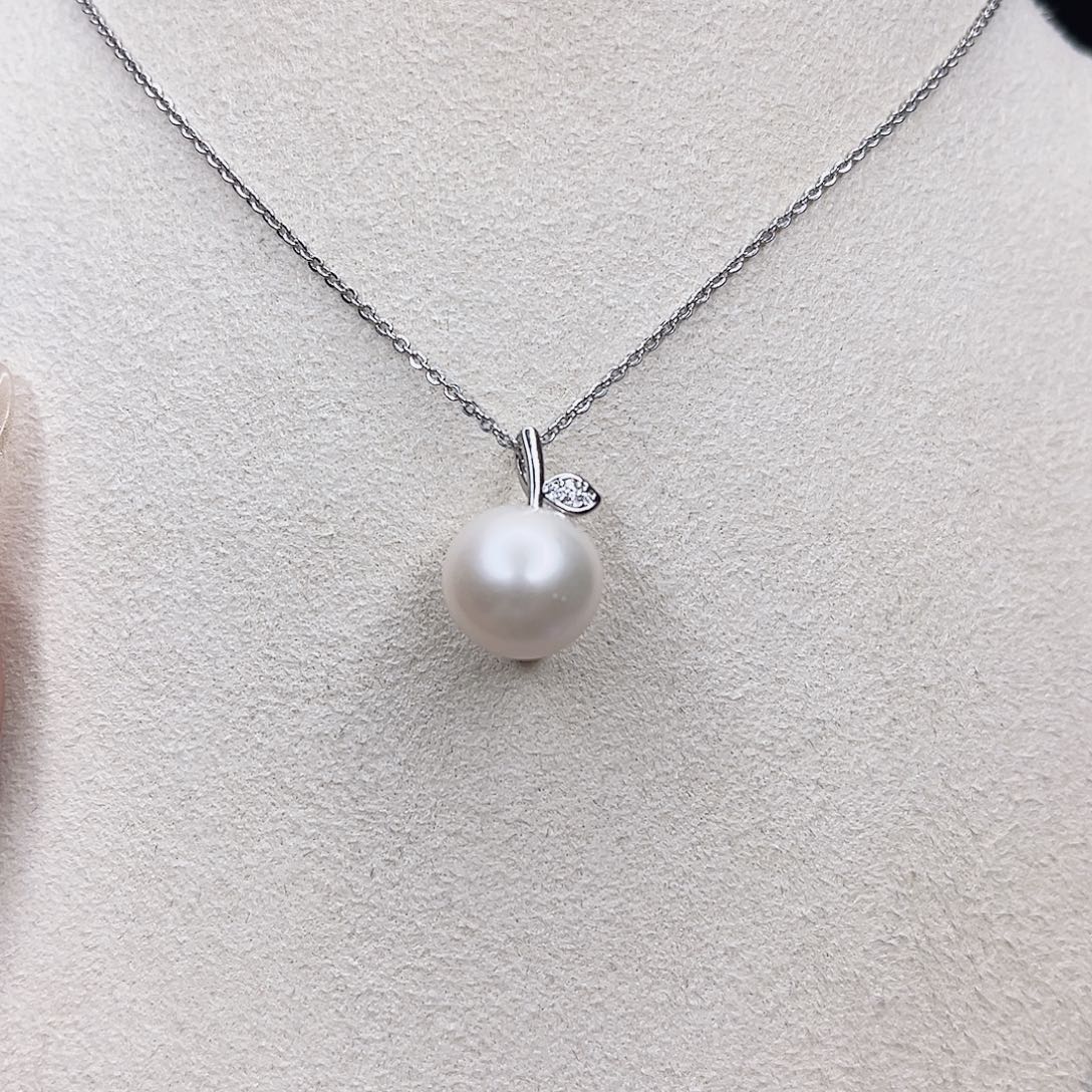 合金淡水珍珠吊坠(赠链)