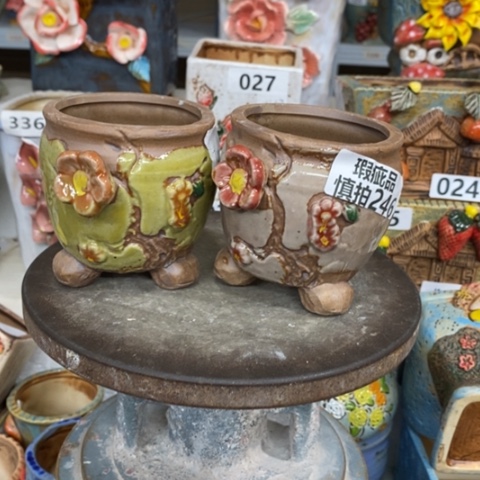 【闪购商品】红陶粗陶材质多肉花盆