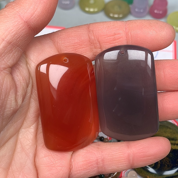 换***考玛瑙/玉髓未镶嵌颈饰