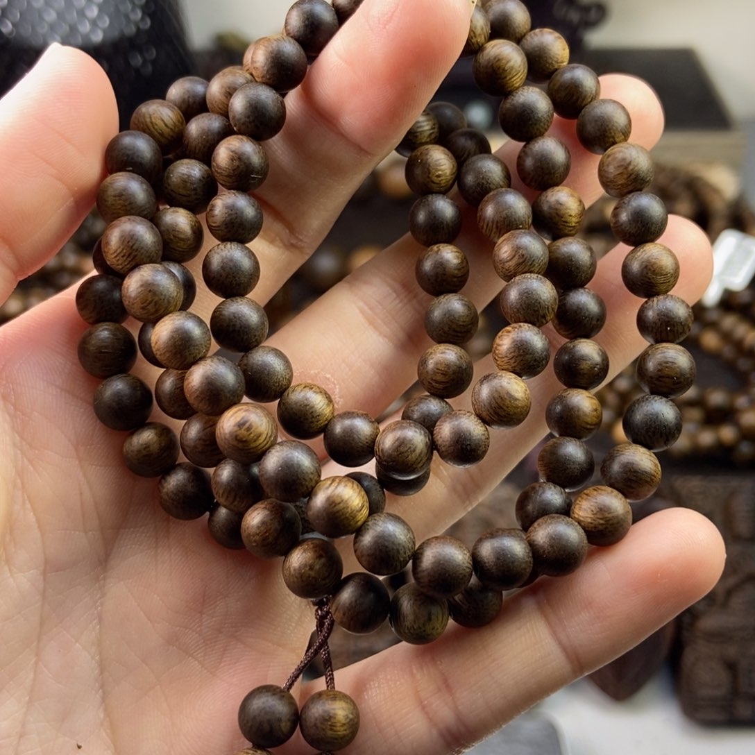 手串沉香木发**藏越南芽庄白奇楠