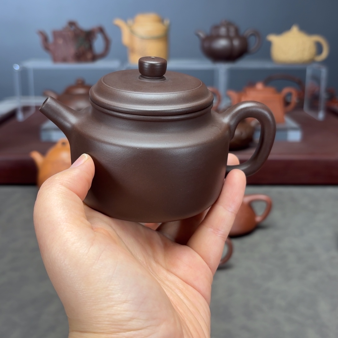 茶壶紫砂德钟200cc紫泥