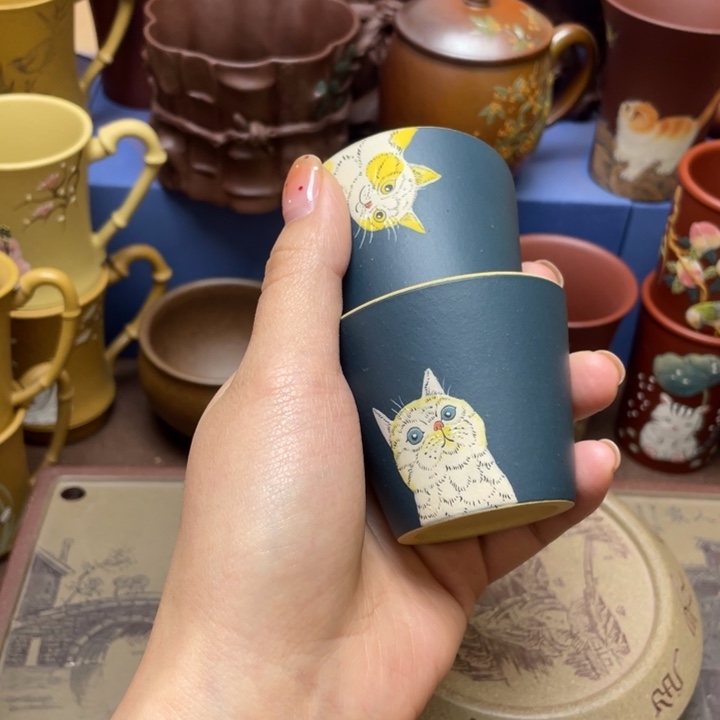 紫砂茶杯紫砂主人杯