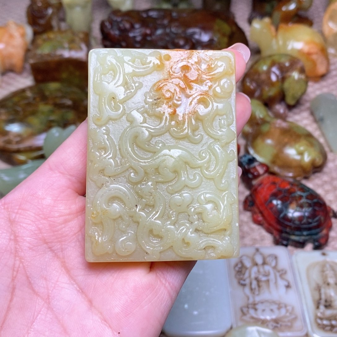白玉菩提吊坠白玉菩提白玉菩提摆件