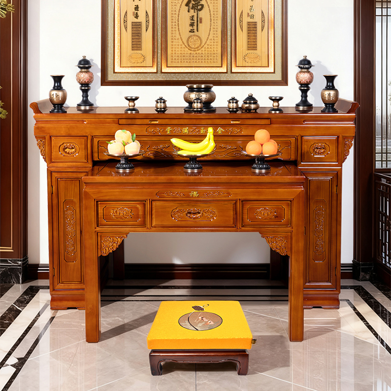 信义达实木新中式金玉满堂方桌