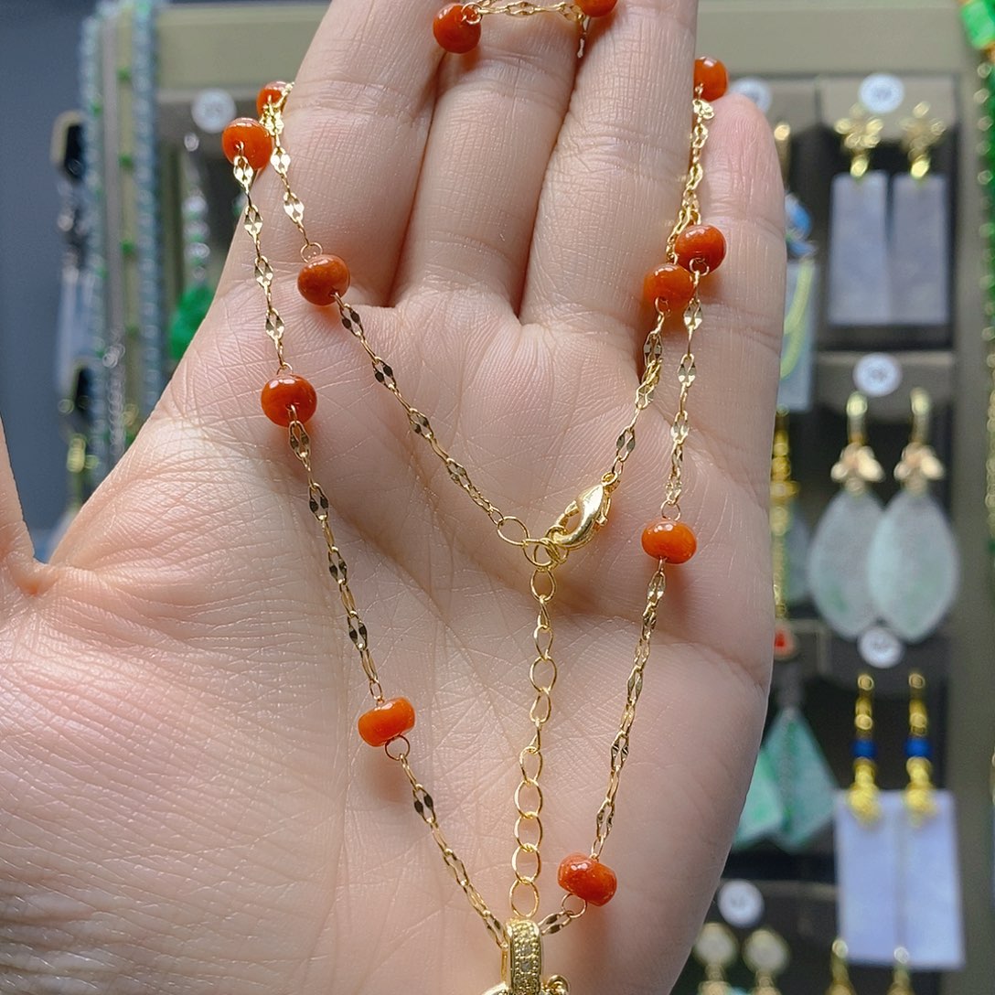 颈饰未镶嵌翡翠翡翠