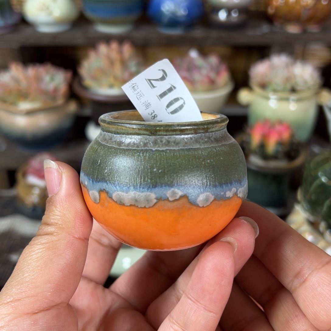 红陶景德镇手工花盆