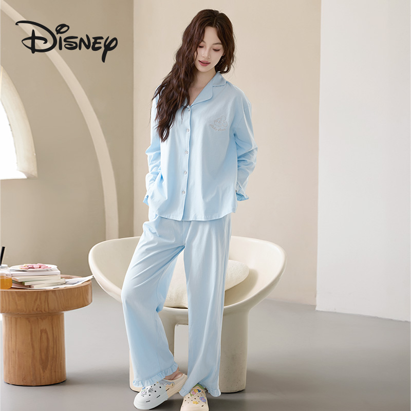 Disney/迪士尼长裤女款套装新款宽松可外穿长袖睡衣2026家居服