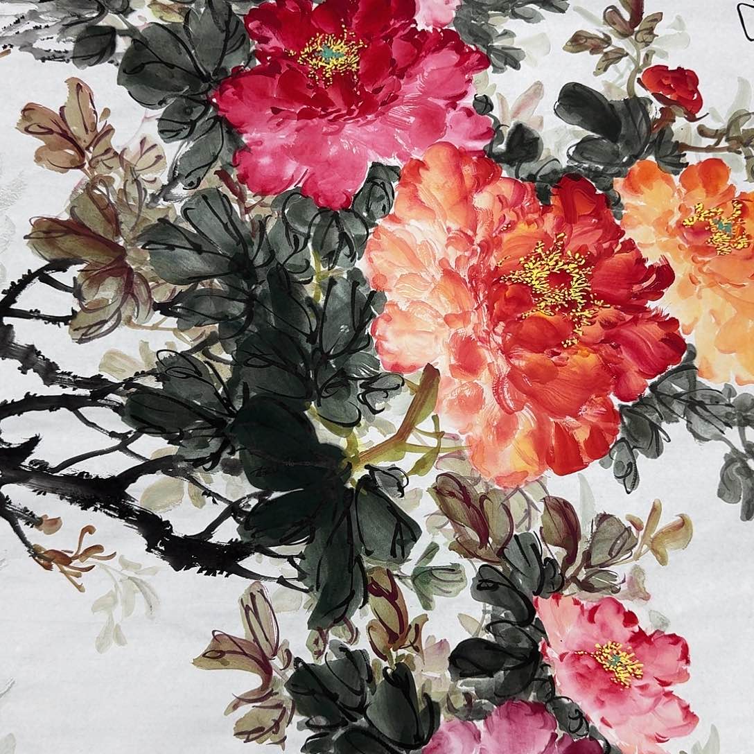 国画国画作品宣纸纯手绘