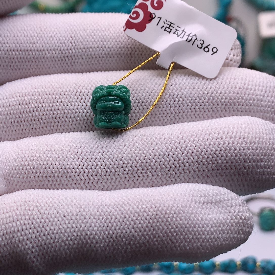 绿松石未镶嵌珠宝奇石9mm