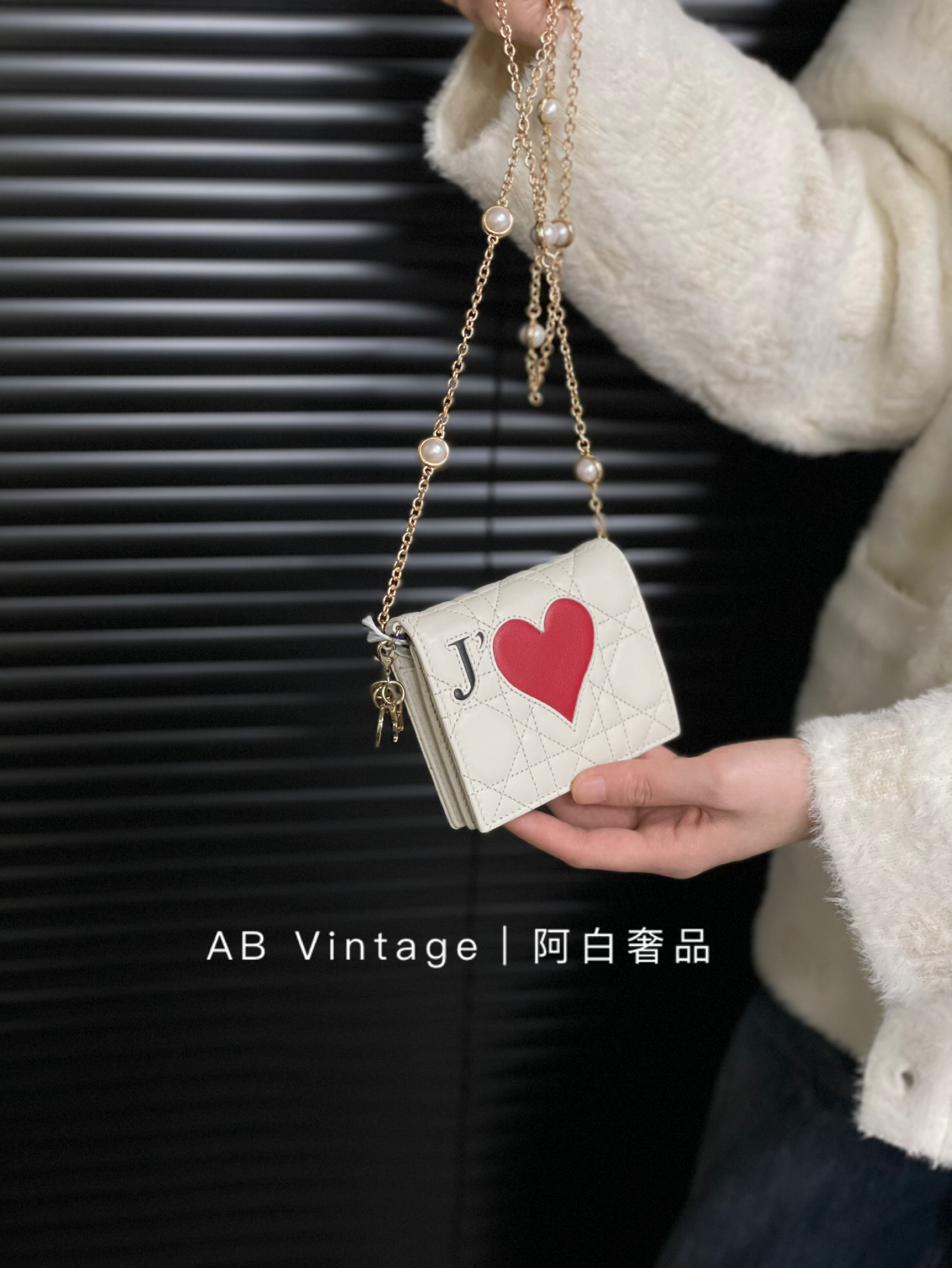 95新 DIOR/迪奥 阿白奢品｜迪奥 JAIME七夕限定钱包/送链条