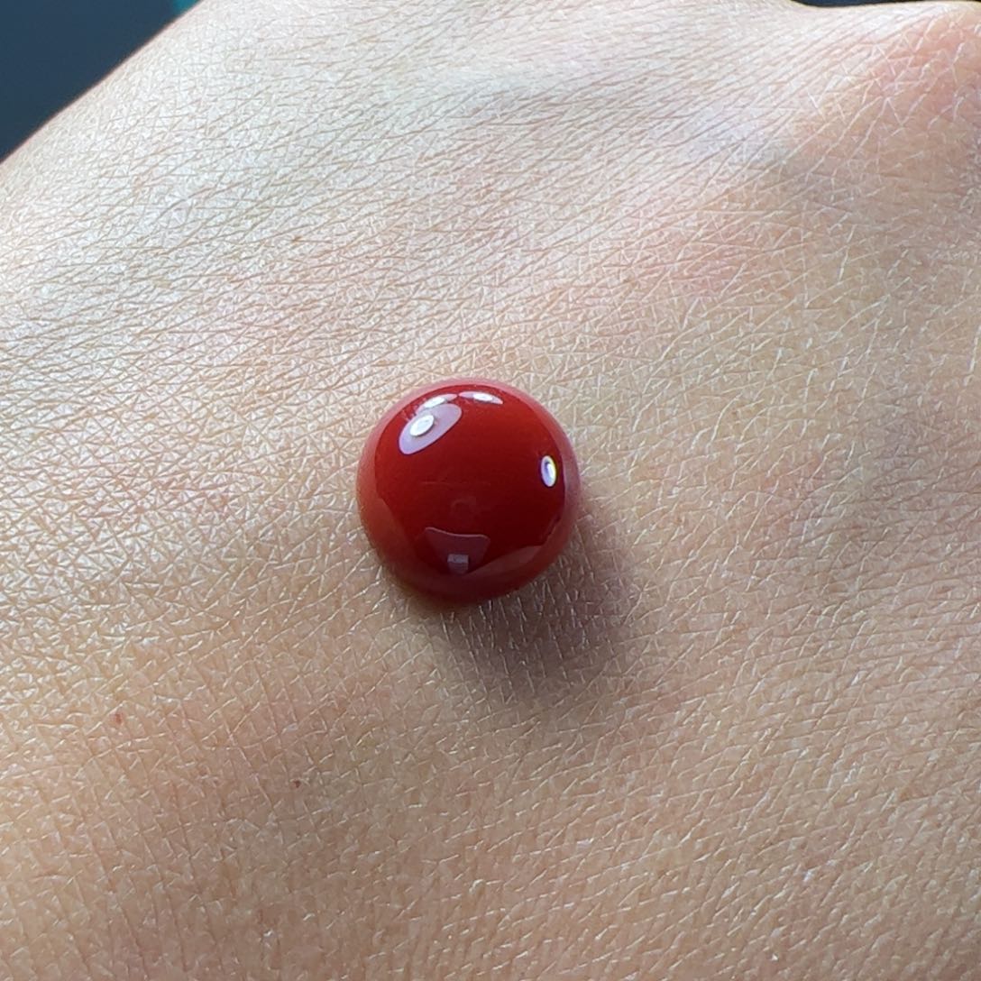 南红玛瑙蛋面未镶嵌