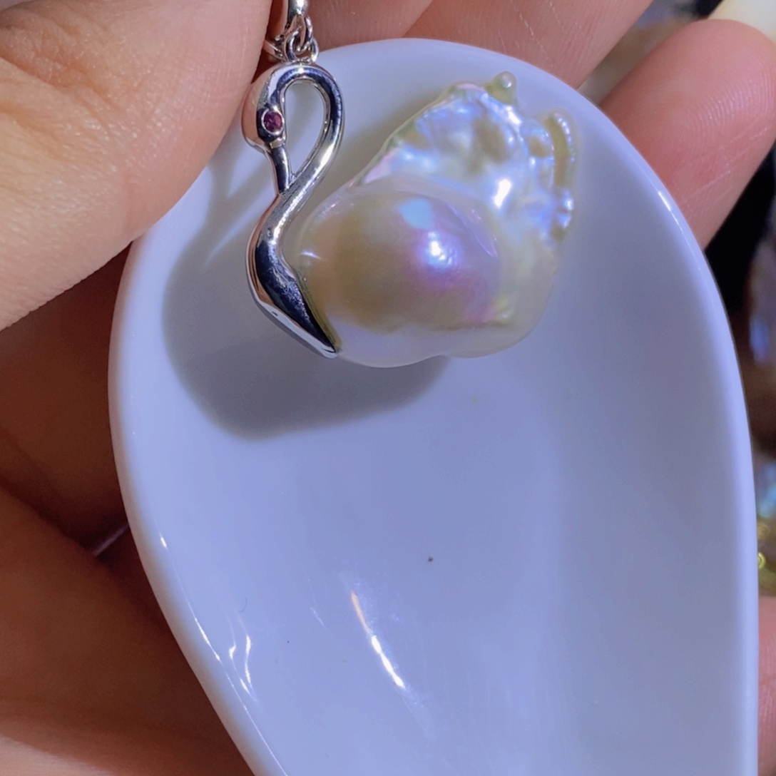 合金淡水珍珠微瑕天然淡水珍珠