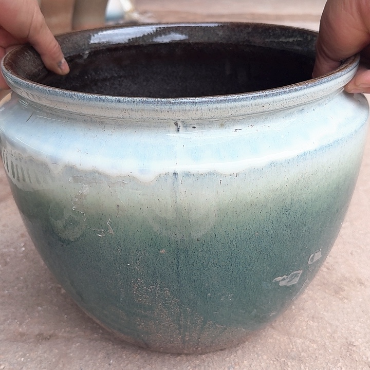 红陶微瑕花盆处理来啦