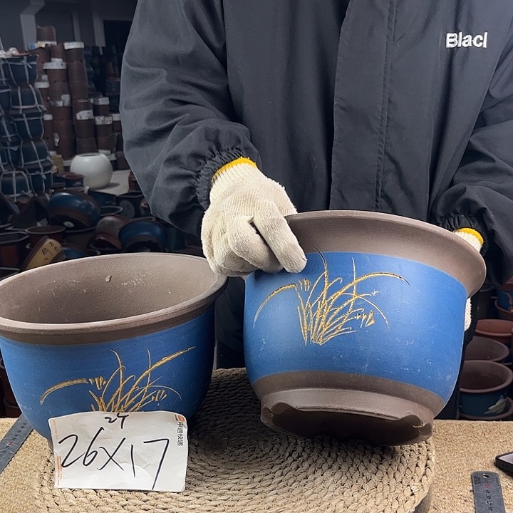 紫砂花盆紫砂花盆