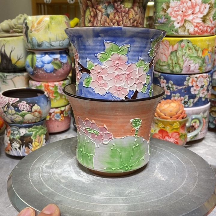 景德镇艺术手绘作品