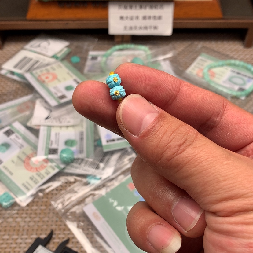 【闪购商品】未镶嵌绿松石颈饰30