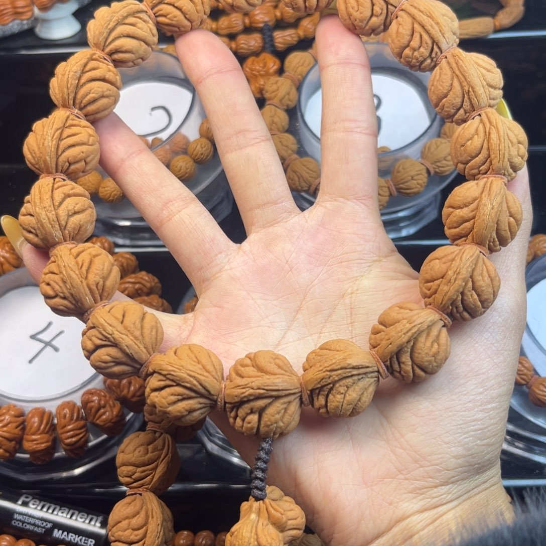 手串桃核东**木桃核手持